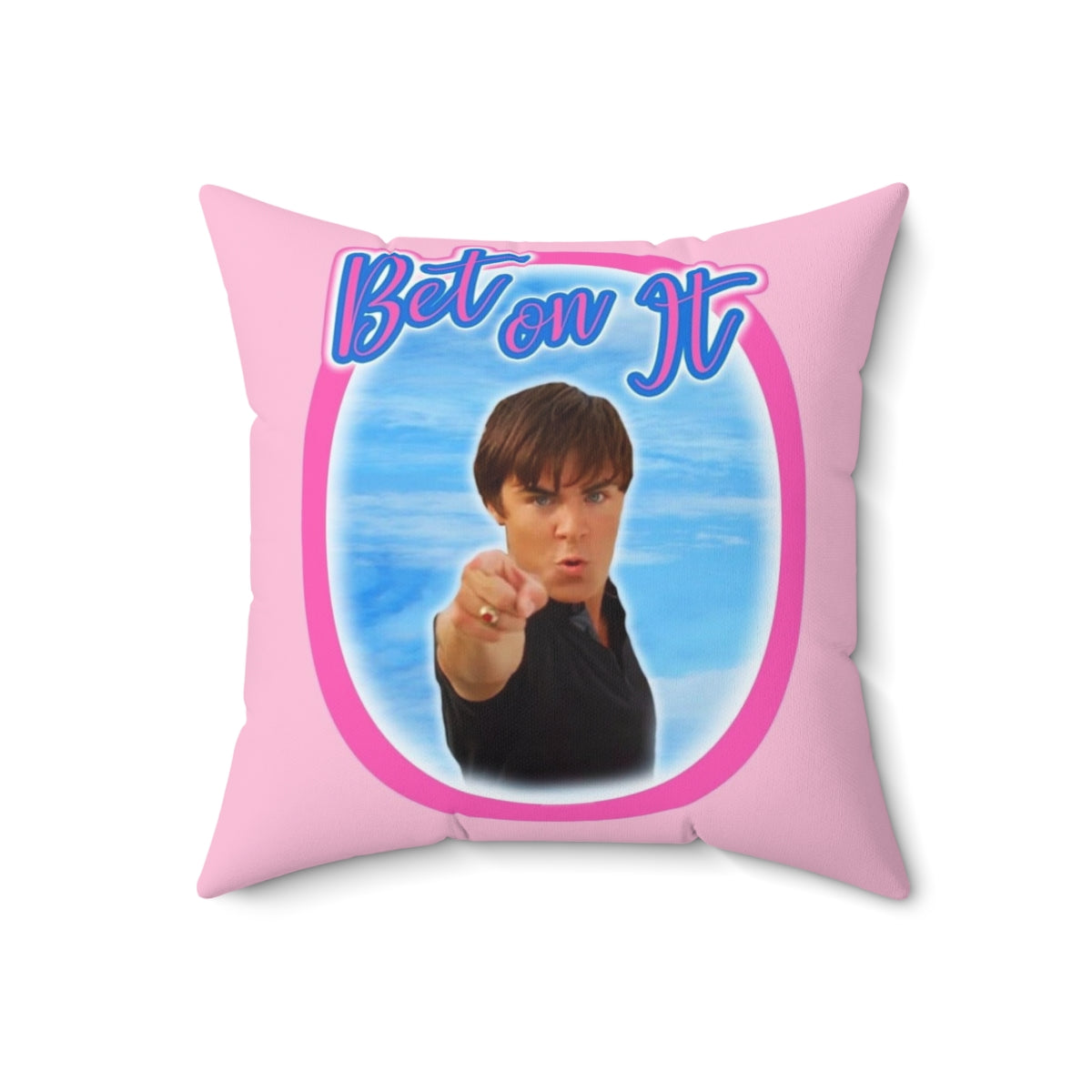 Troy Bolton from High School Musical Fan Art Inspired Pillow