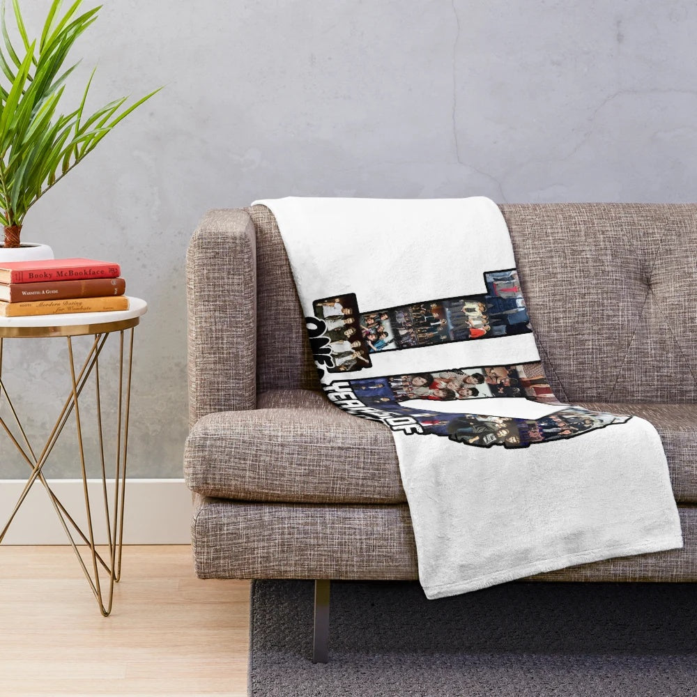 1 Direction Plush Blanket for Music Fans