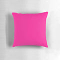 Soft, solid pink decorative pillow with 100 shades of pink