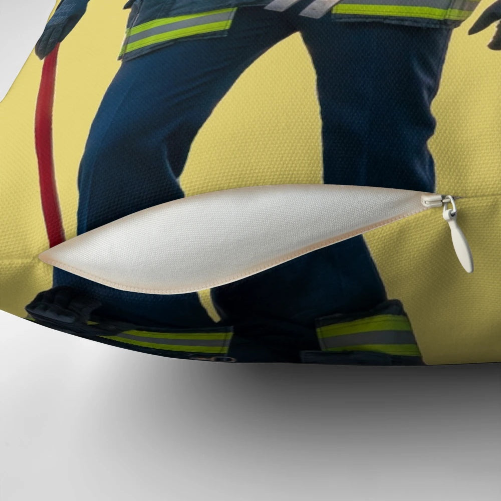 118 Boys Pillow featuring characters from the TV show 911 Lone Star