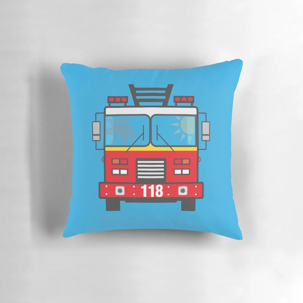 118 Pillow inspired by the hit TV show 911 and fire trucks