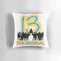 13 The Musical character silhouettes printed on a decorative pillow