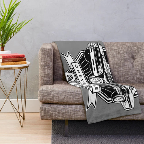 1966 Chevrolet Chevelle inspired plush blanket