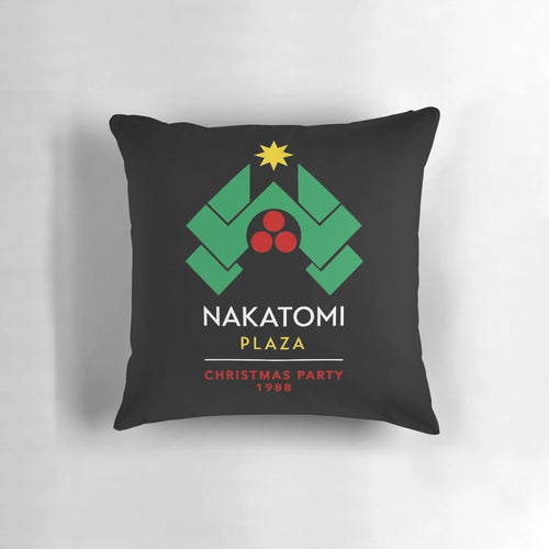 Nakatomi Plaza Christmas Party 1988 Die Hard Inspired Pillow