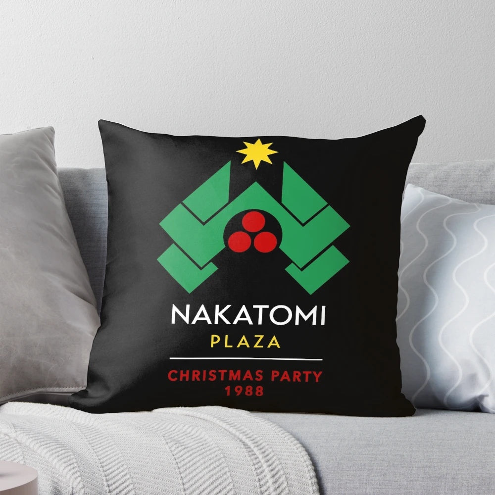Nakatomi Plaza Christmas Party 1988 Die Hard Inspired Pillow