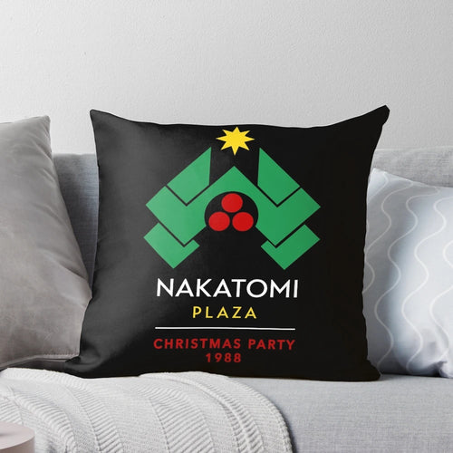 Nakatomi Plaza Christmas Party 1988 Die Hard Inspired Pillow
