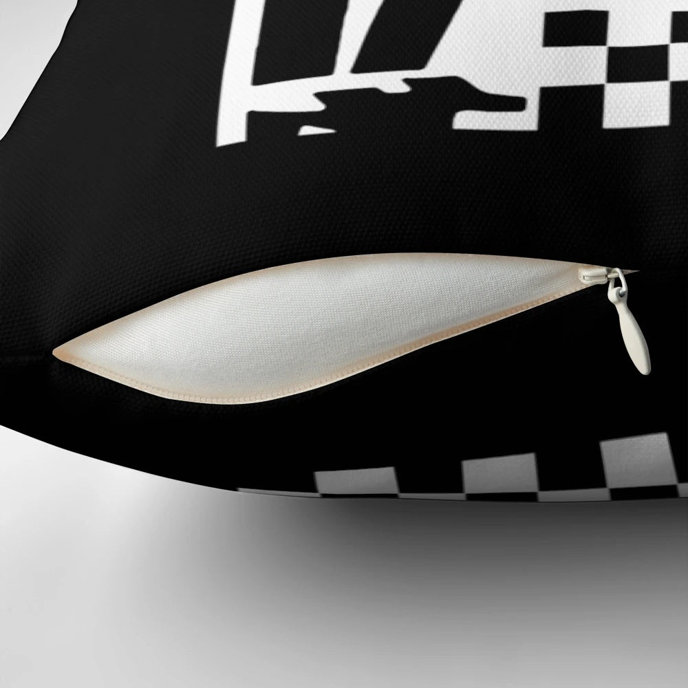 2 Tone Records Ska Music Pillow with Iconic 2 Tone Ska Design