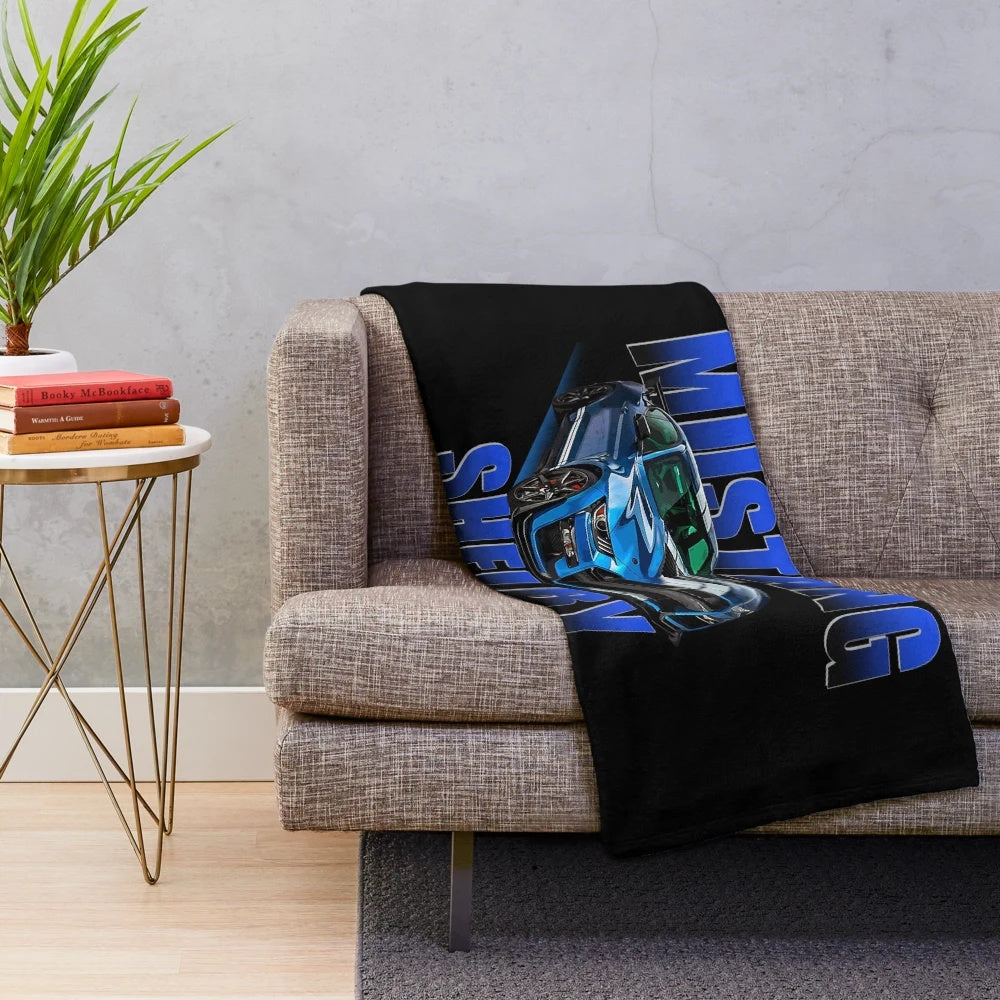 2020 Ford Mustang Shelby GT 500 inspired plush blanket