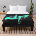 Cozy plush blanket featuring the useless madala design, inspired by Dude Perfect