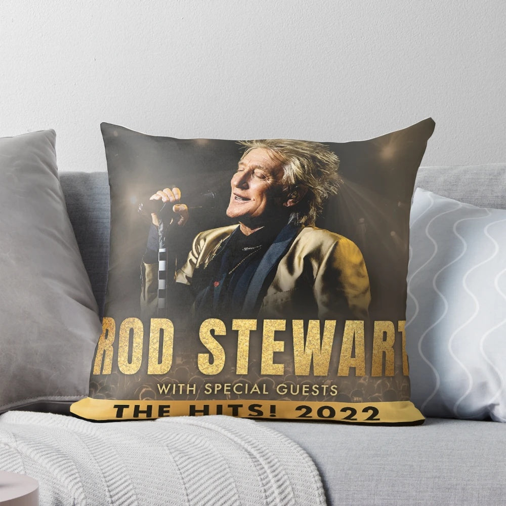 Rod Stewart Tour 2022 Commemorative Pillow