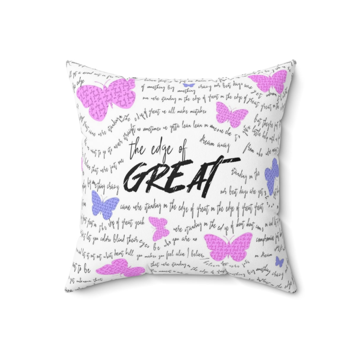 "Edge of Great" Inspired Pillow for Julie and the Phantoms Fans