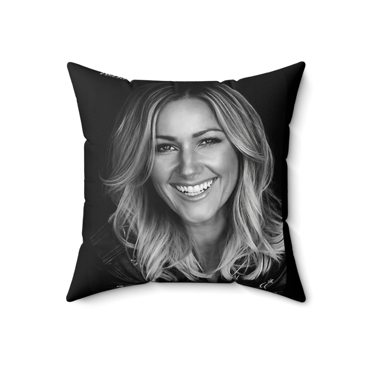 Helene Fischer-inspired music pop art pillow