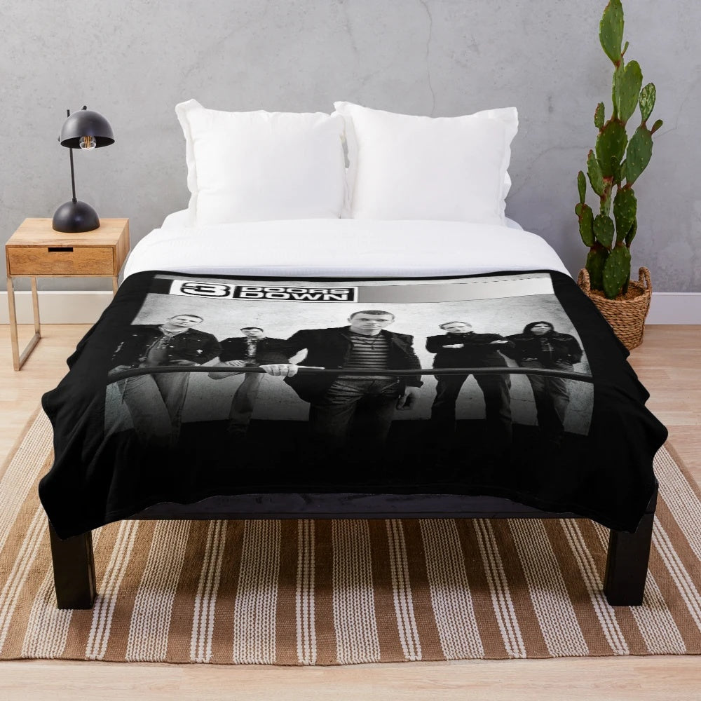 3 Doors Down-Inspired Plush Blanket
