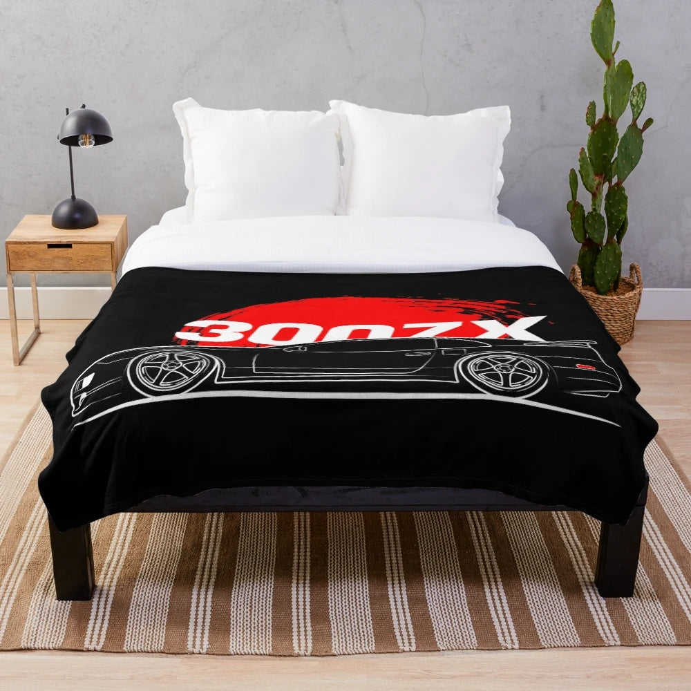 300ZX Plush Blanket with JDM Design