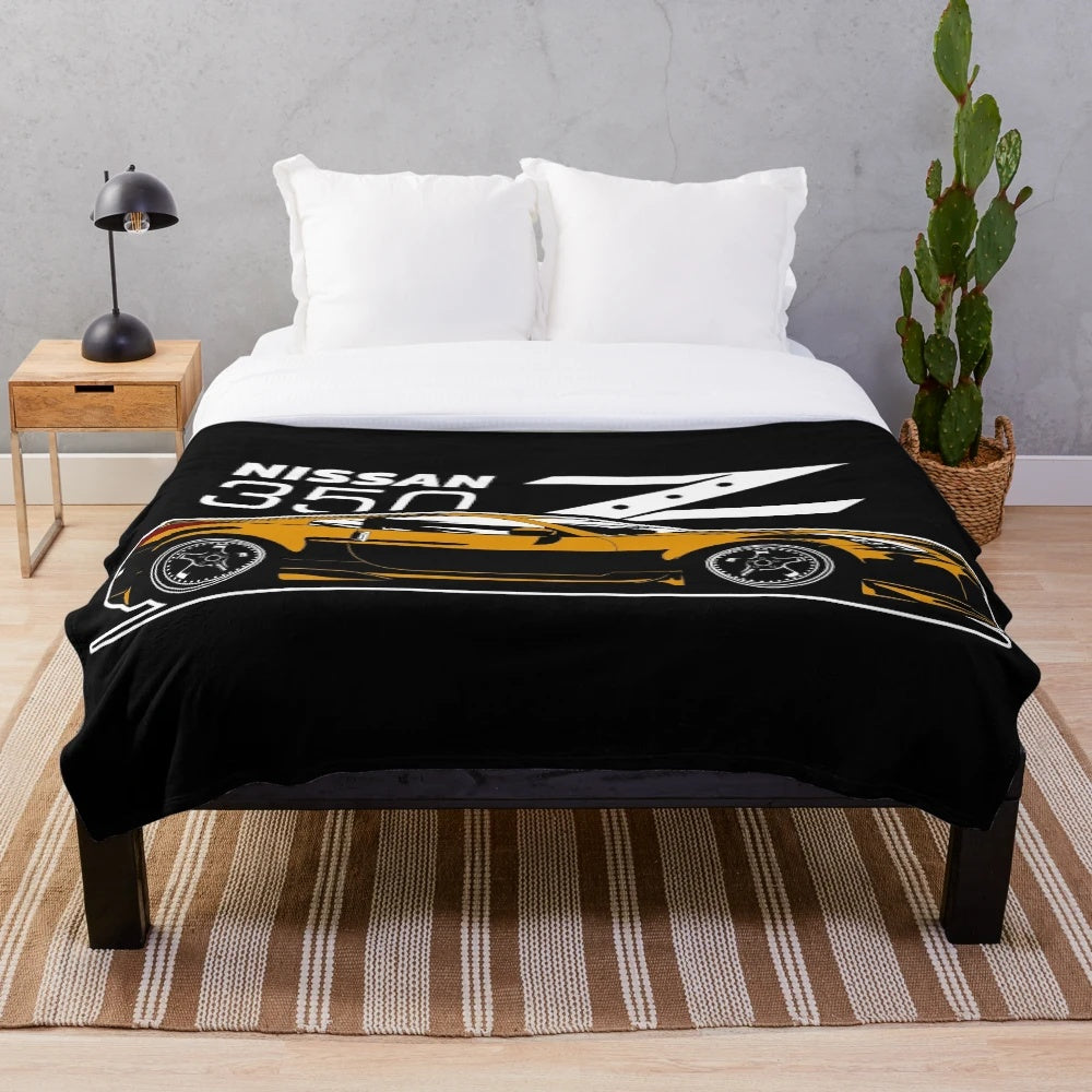 Nissan 350Z Inspired Plush Blanket