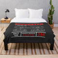 356 Speedster Blueprint Plush Blanket