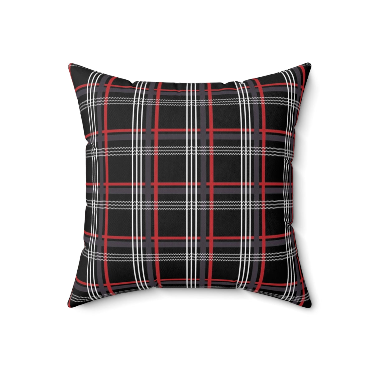 Tartan-patterned pillow, perfect for Volkswagen GTI owners - Back