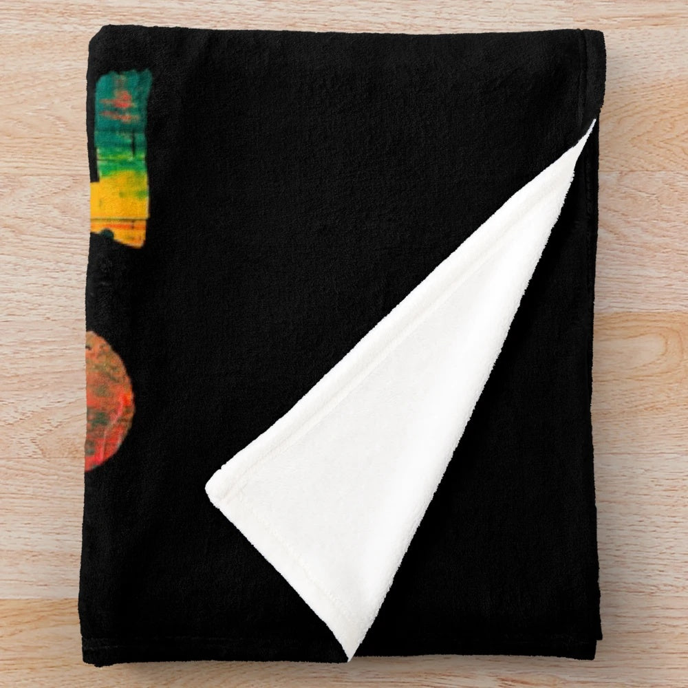 525,600 Minutes Plush Blanket featuring quotes and themes from the musical Rent