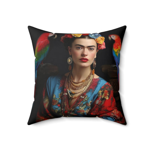 Vibrant portrait of Frida Kahlo, the iconic Mexican feminist artist