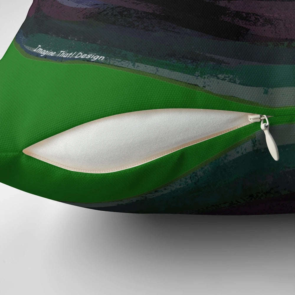 8 ball billiards pillow with black and white design for pool lovers
