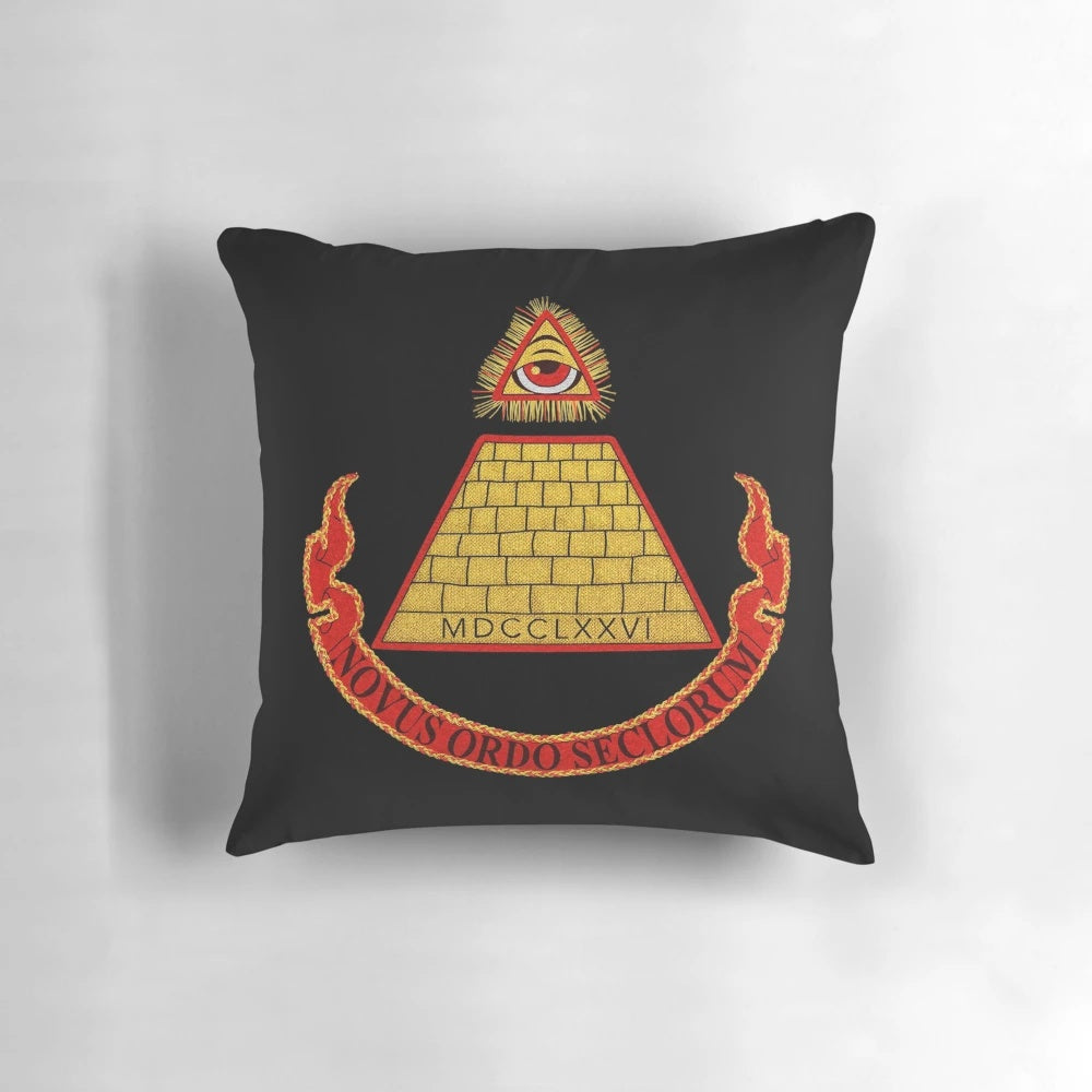 80s movie-themed decorative pillow featuring Rosanna Arquette in a retro style