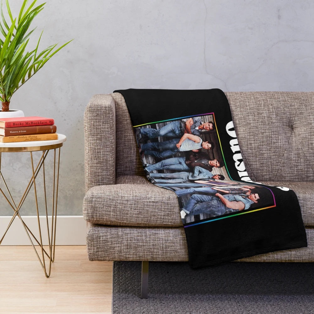 The Outsiders 80s movie-inspired plush blanket