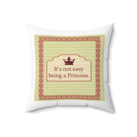 Vintage-style portrait pillow featuring Princess Margaret from the Netflix series The Crown