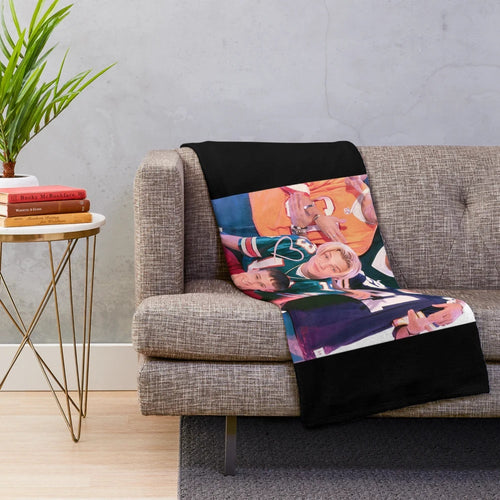 Backstreet Boys themed plush blanket