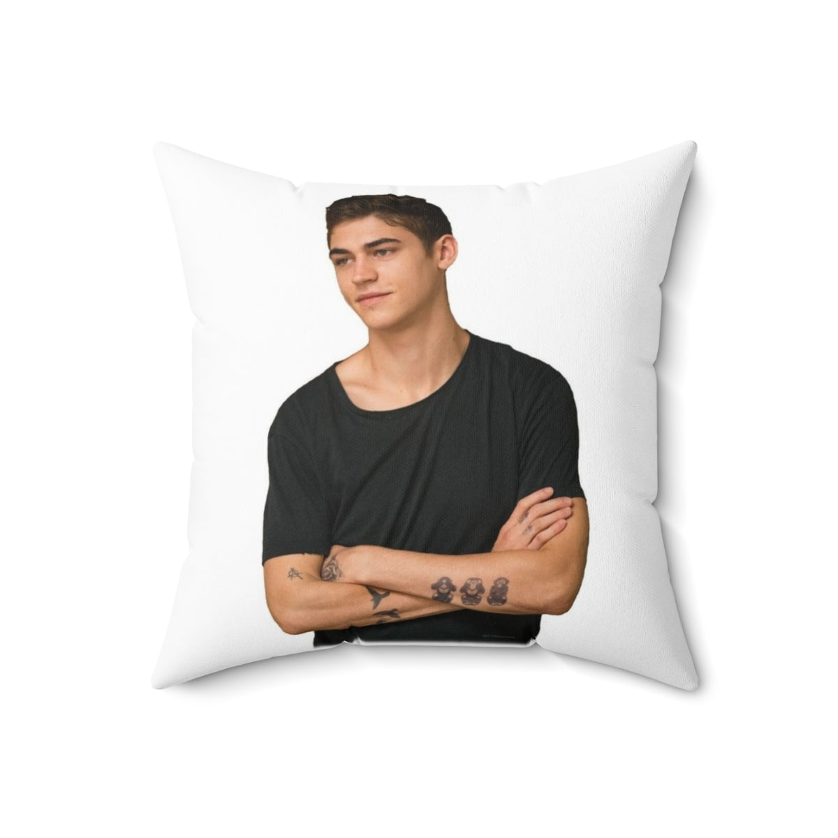 Plush pillow featuring Hardin Scott, the protagonist from the After book series