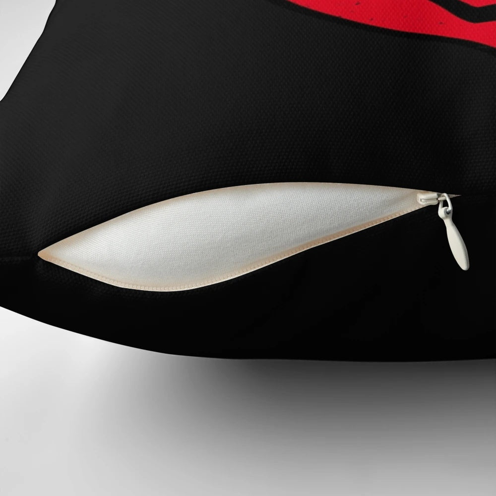 Abarthlogo Classic T-Shirt Pillow featuring the iconic Abarth logo, a stylish automotive accessory for car enthusiasts.