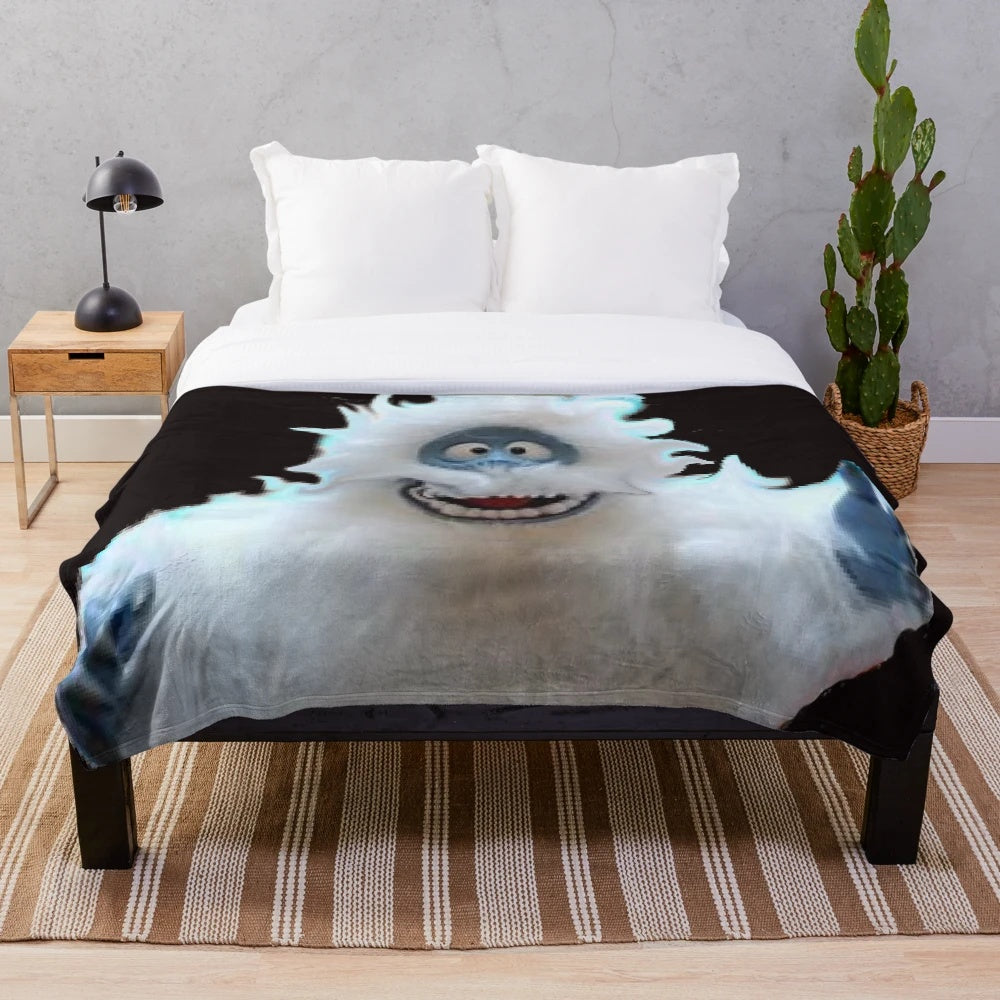 Abominable Snowman Plush Blanket
