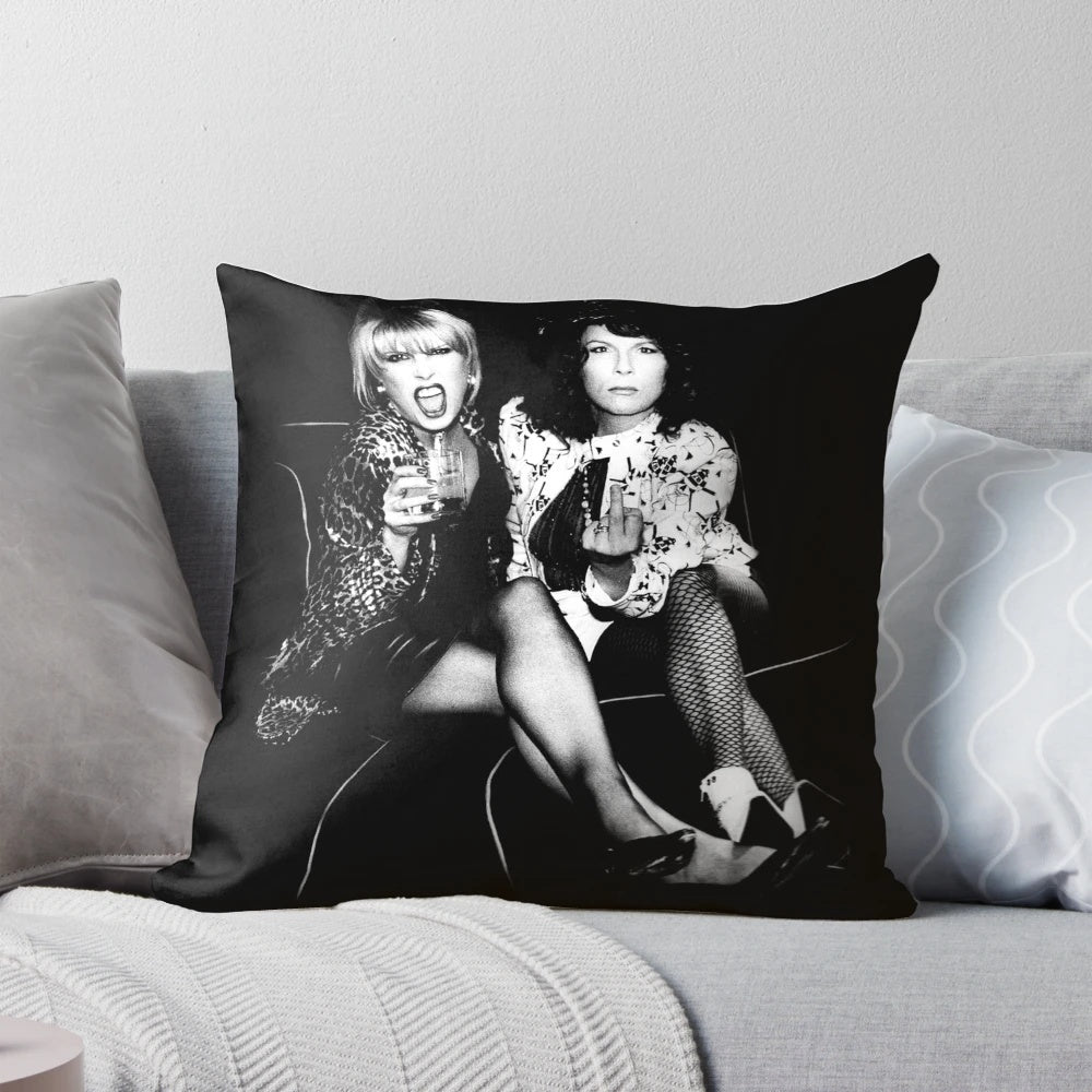 Absolutely fabulous and funny throw pillow with middle finger design for home decor