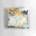 Modern abstract painting in bold, fresh colors for Tinsley Pillow