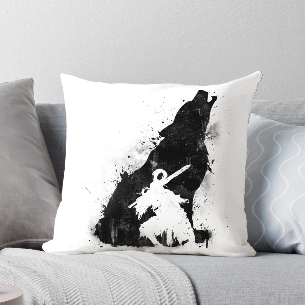 Dark souls inspired Abyss Walker Pillow - Premium gaming and fan art home decor