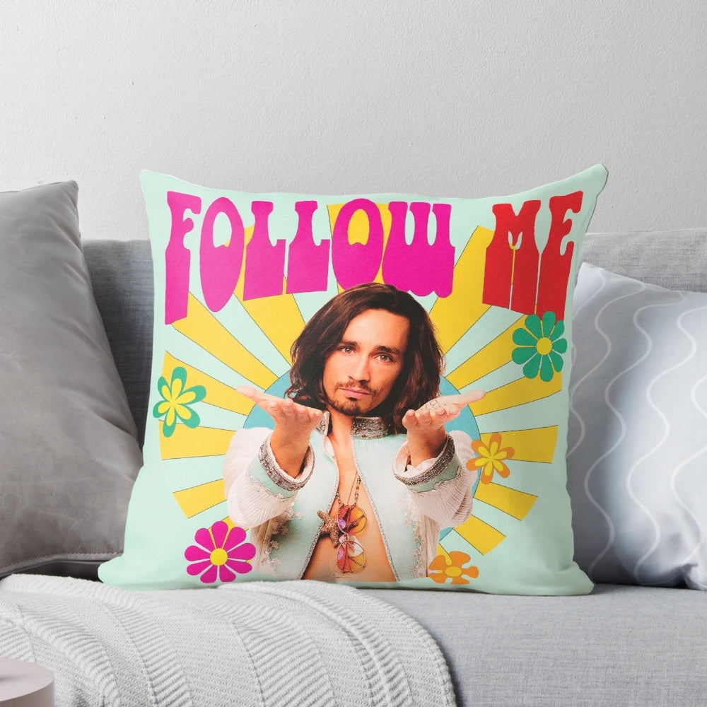 A cozy and versatile Klaus follow me pillow, perfect for academy umbrella fans.