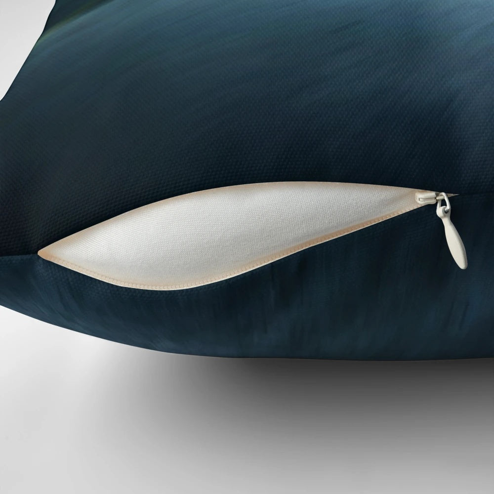 Close-up of the Hot Pursuit Pillow featuring sports car designs