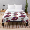 Miles Edgeworth pride plush blanket from the Ace Attorney video game series