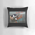 Ace Combat Demon of Peace Pin-up Decorative Pillow featuring the Ustio Squadron emblem and fighter jet