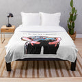 Ace Ventura-inspired cartoon plush blanket