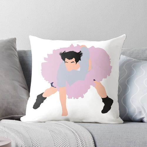 Ace Ventura: Pet Detective Jim Carrey themed throw pillow with character graphics