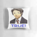 Plush pillow featuring Adachi, a character from the popular anime series Persona 4