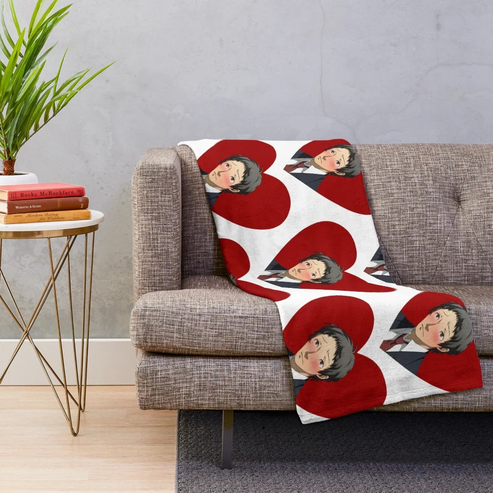 Adachi Tohru inspired plush blanket from the Persona 4 anime series