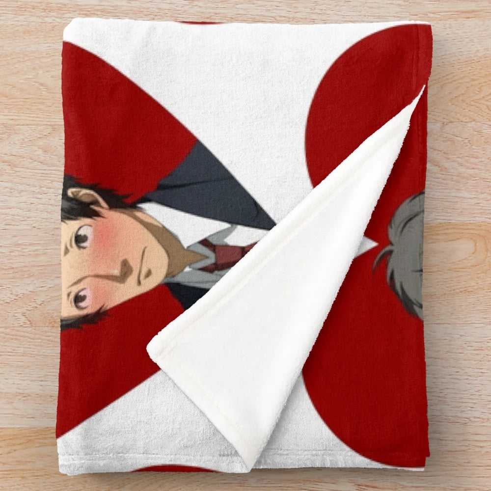 Adachi Tohru inspired plush blanket from the Persona 4 anime series