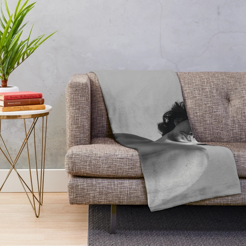 adam driver inspired plush blanket with kylo ren design