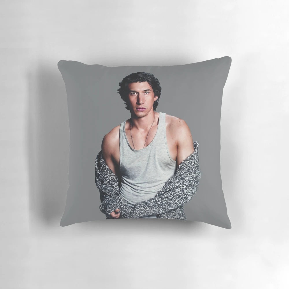 Customized pillow featuring Adam Driver from the TV show Girls