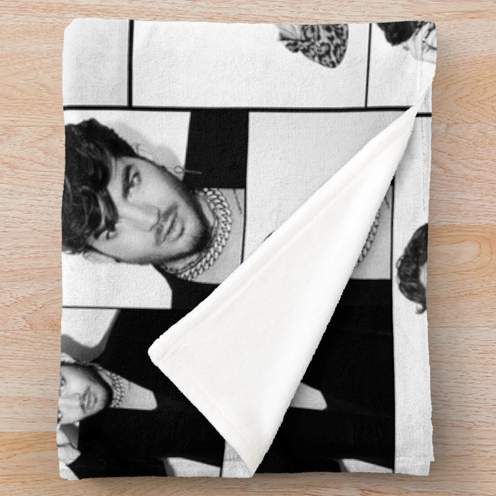 Adam Lambert Inspired Plush Blanket
