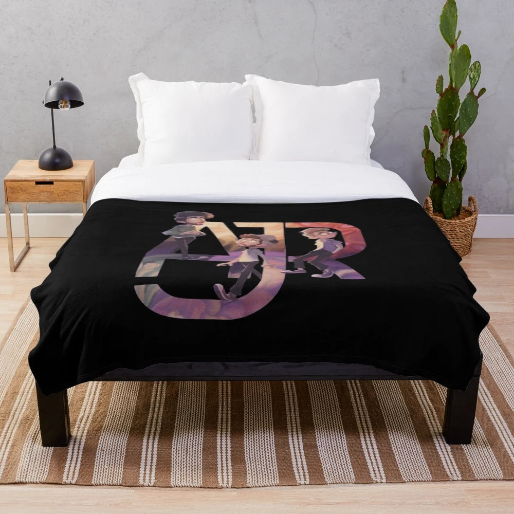 Adam Metzger and Ryan Metzger inspired plush blanket for AJR fans