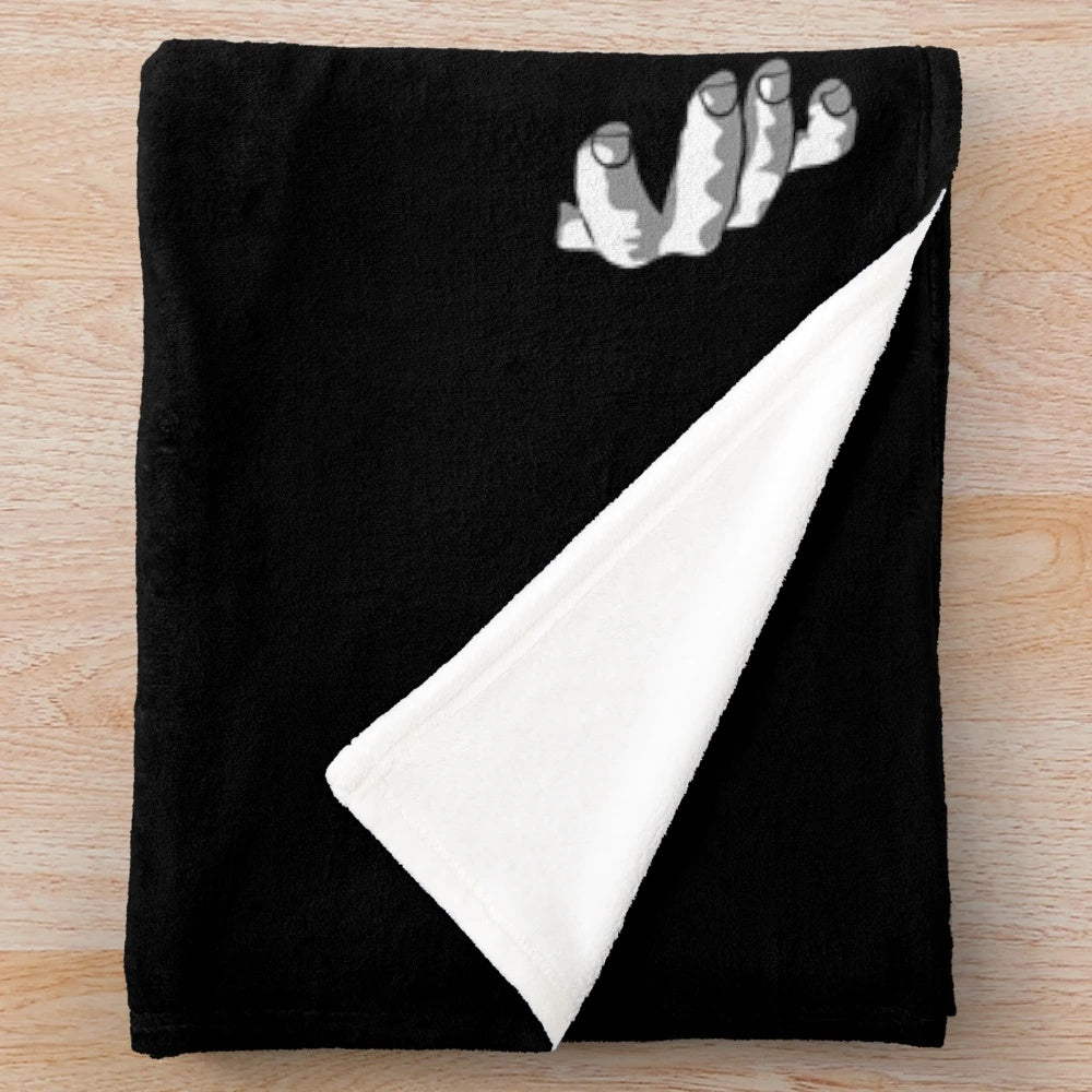 Addams Family Inspired Plush Blanket