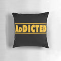 Dewalt-branded pillow with the company's signature yellow and black color scheme