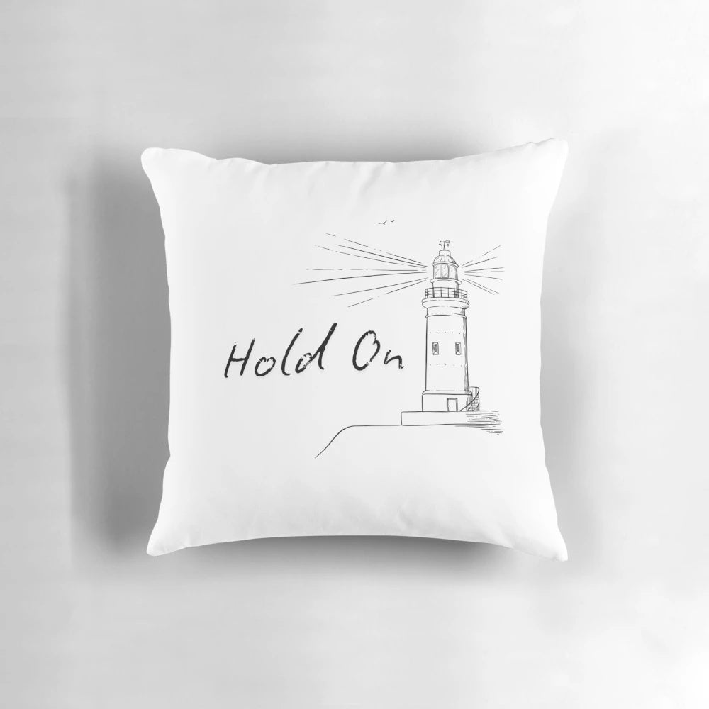 Adele "Hold On" lyrical pillow for home decor